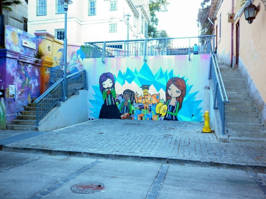 Hotel Ecomusic Valparaíso Kültér fotó
